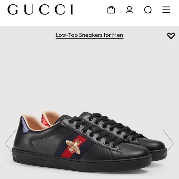 Gucci men’s ace sneaker - Picture 1 of 5